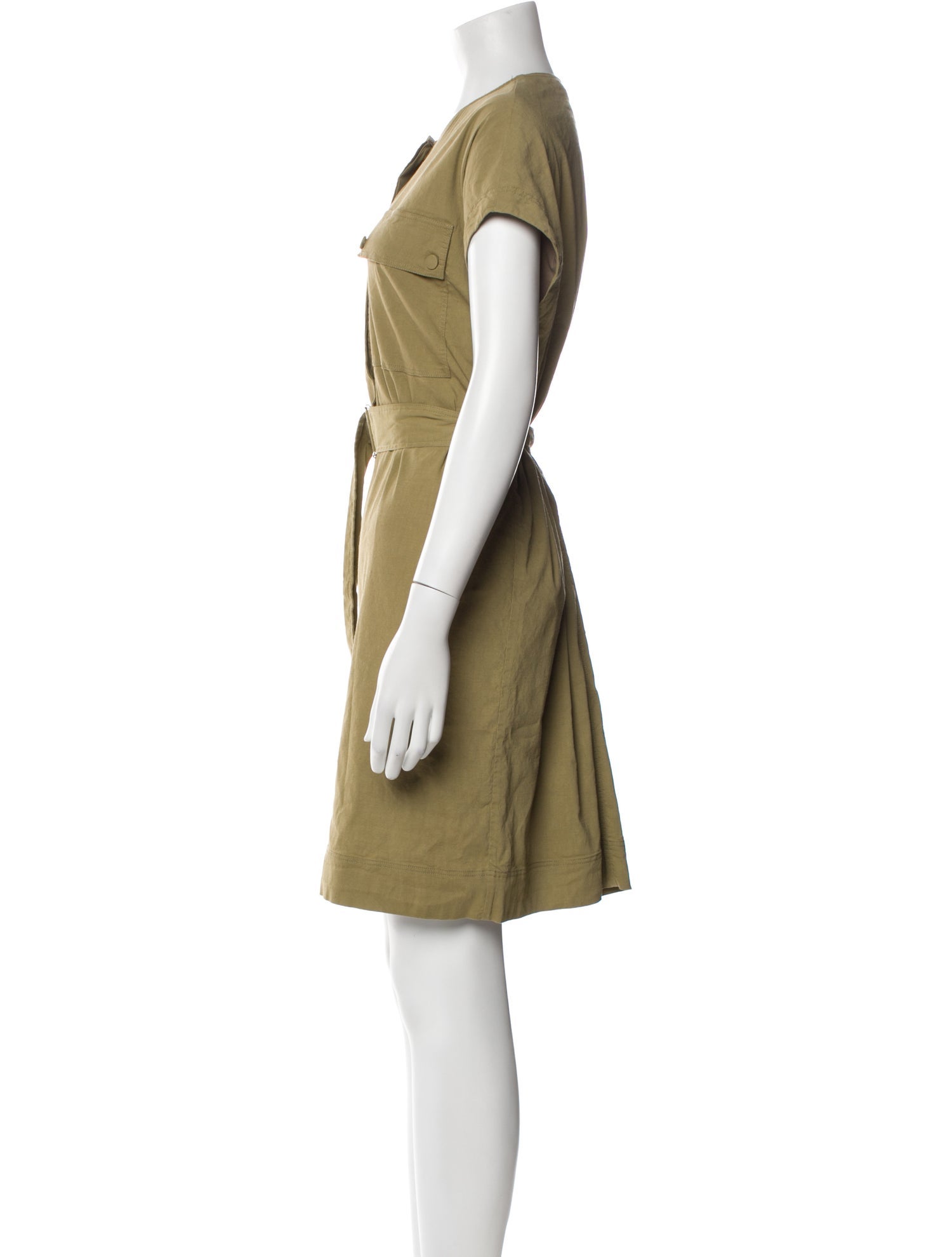Theory Linen Knee-Length Dress