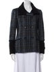 Theory Wool Plaid Print Coat