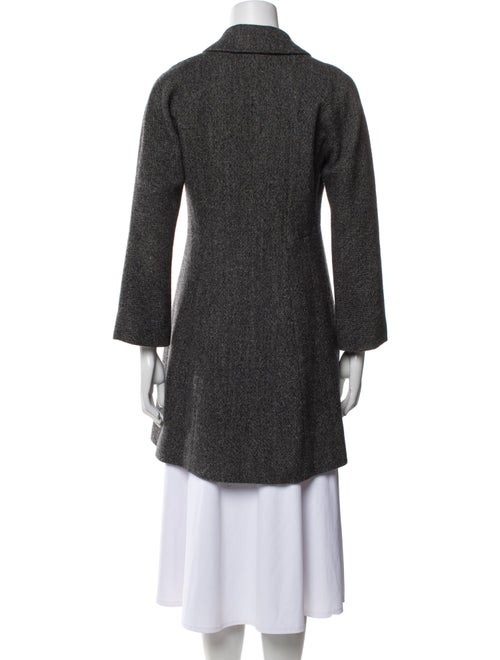 Theory Virgin Wool Tweed Pattern Coat