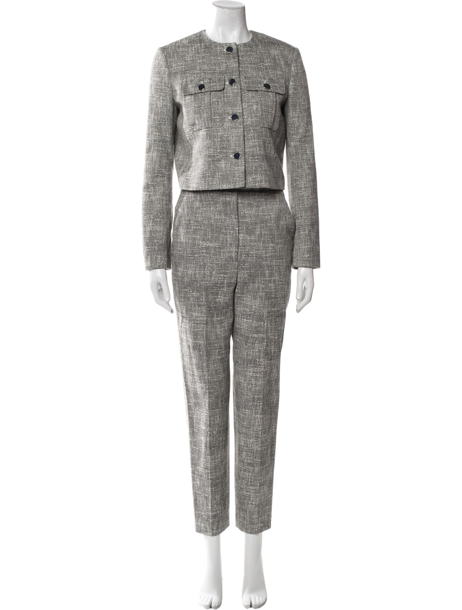 Theory Pleated Accents Pant Set