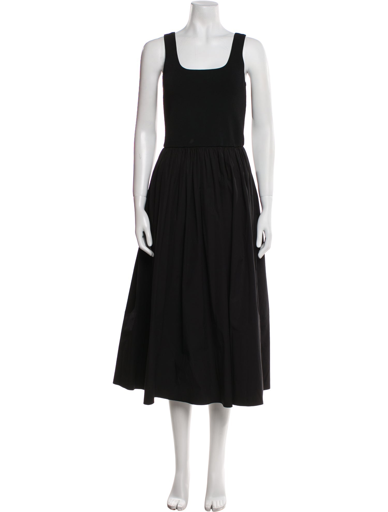 Theory Square Neckline Long Dress