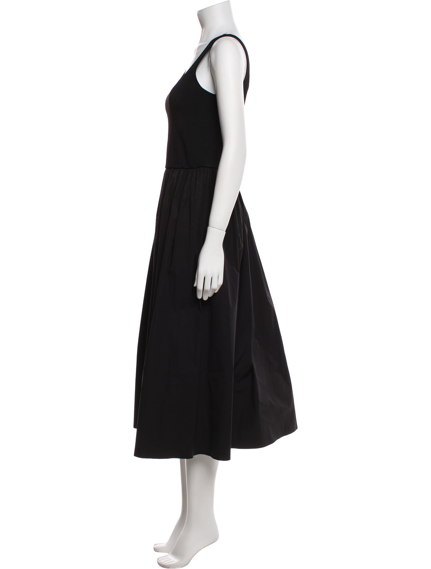 Theory Square Neckline Long Dress