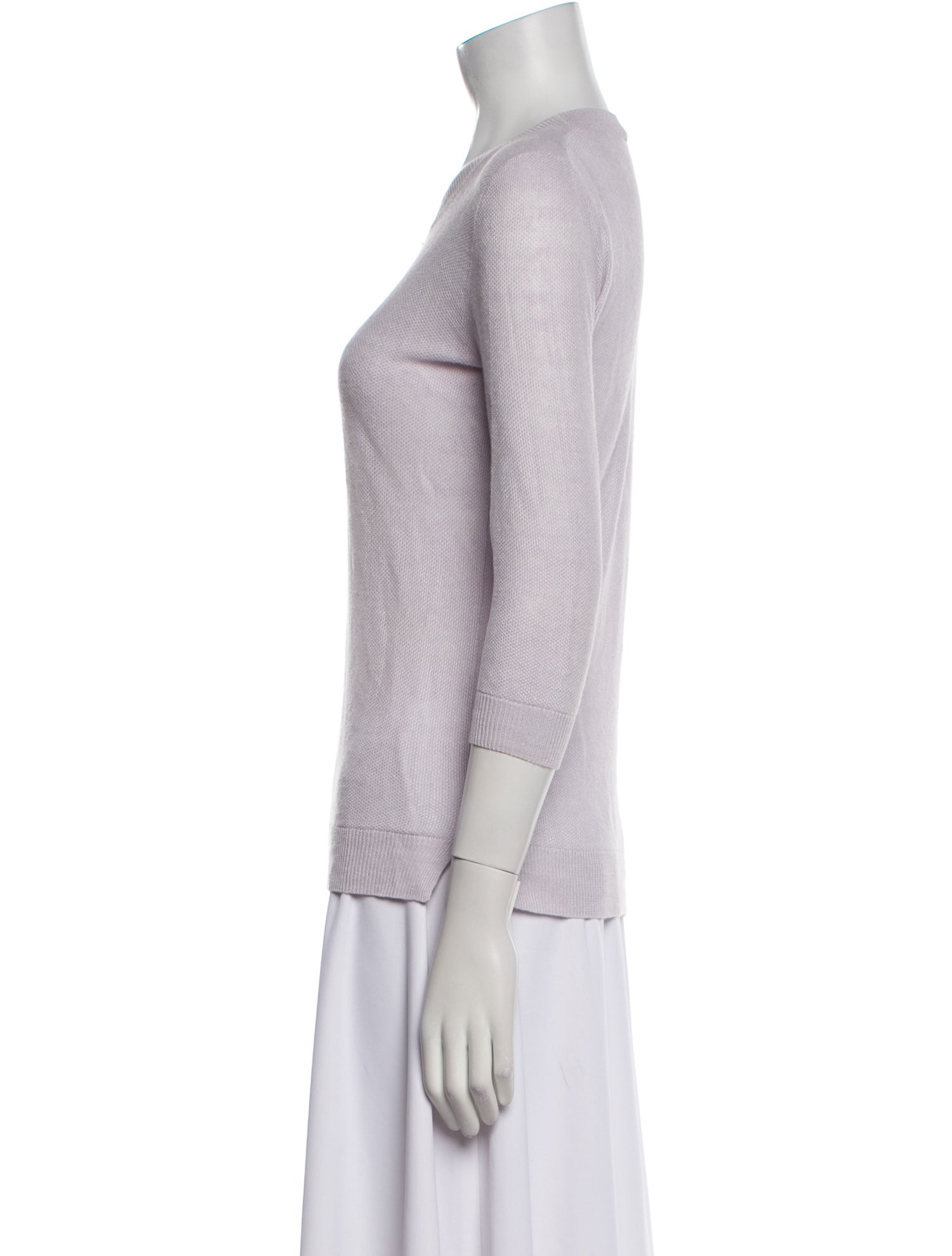 Theory Linen Scoop Neck Sweater