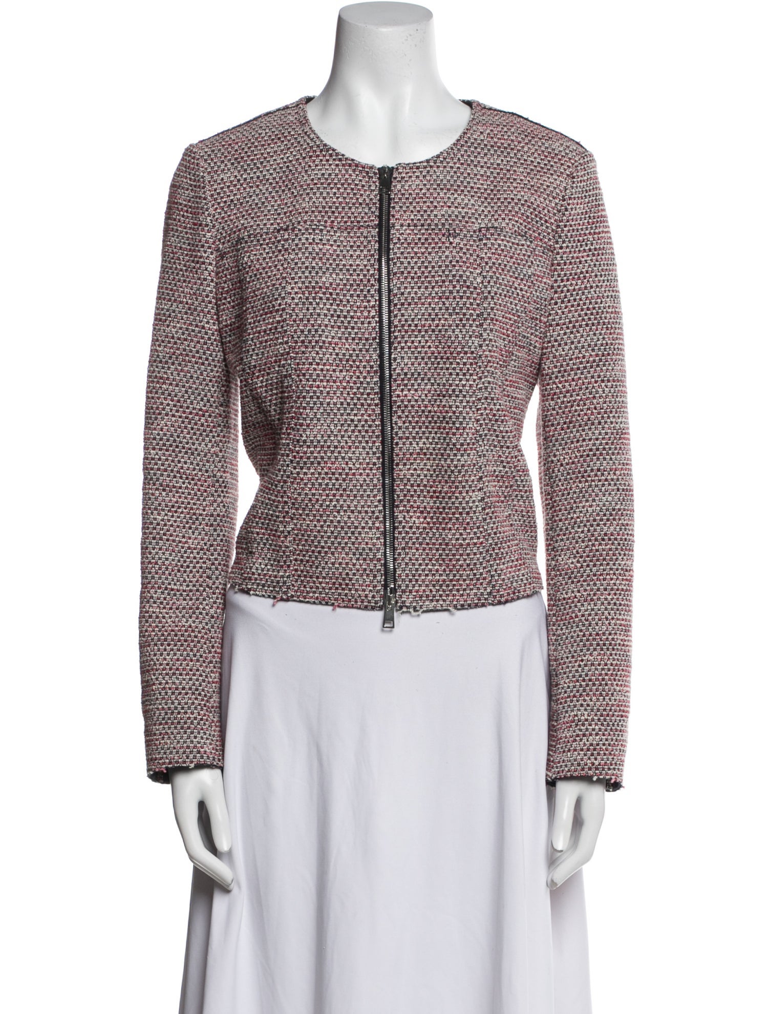 Theory Tweed Pattern Jacket