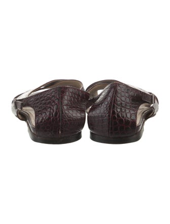 Theory Leather Slingback Sandals