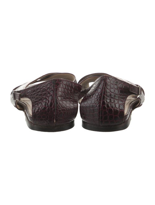 Theory Leather Slingback Sandals