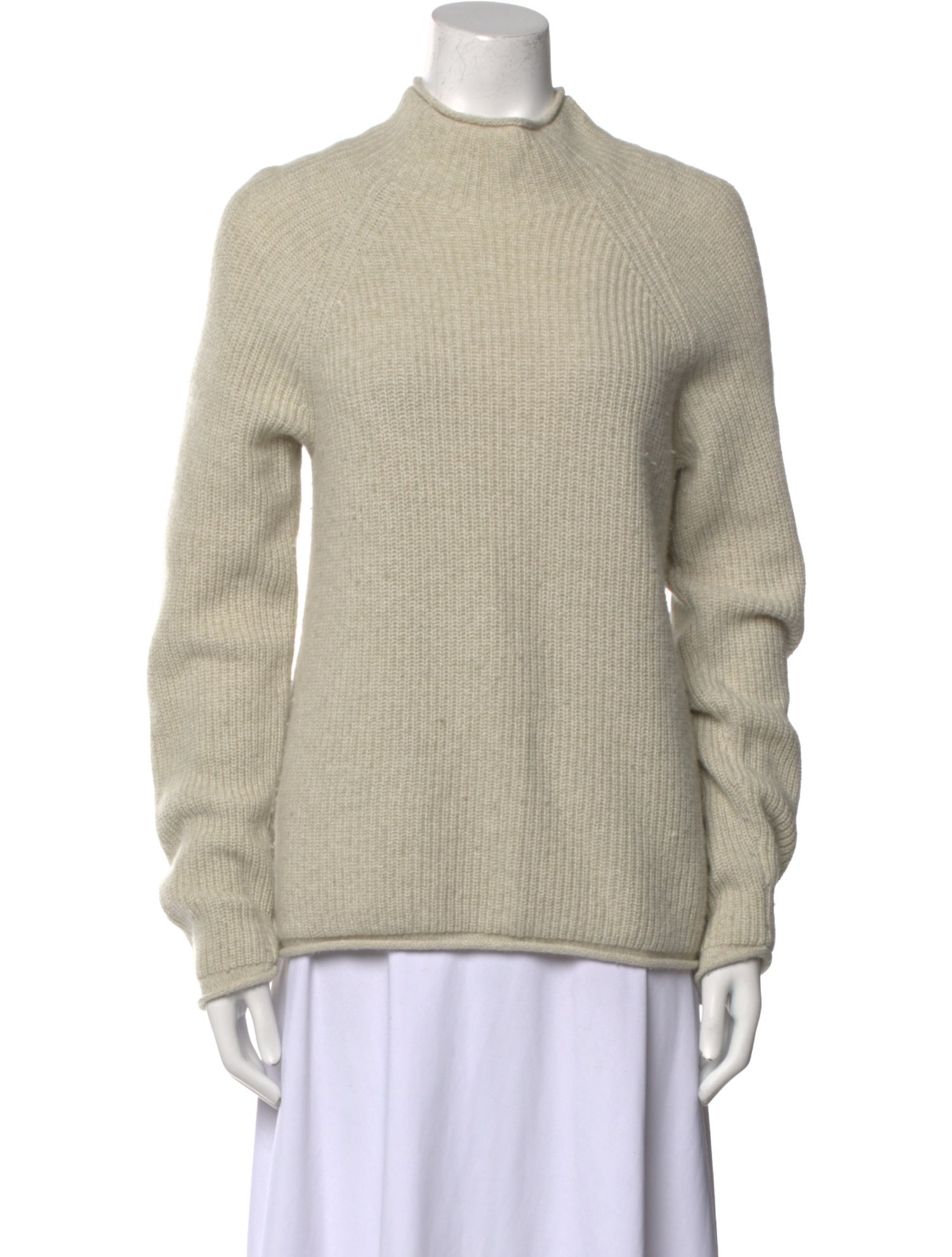 Theory Cashmere Mock Neck Sweater