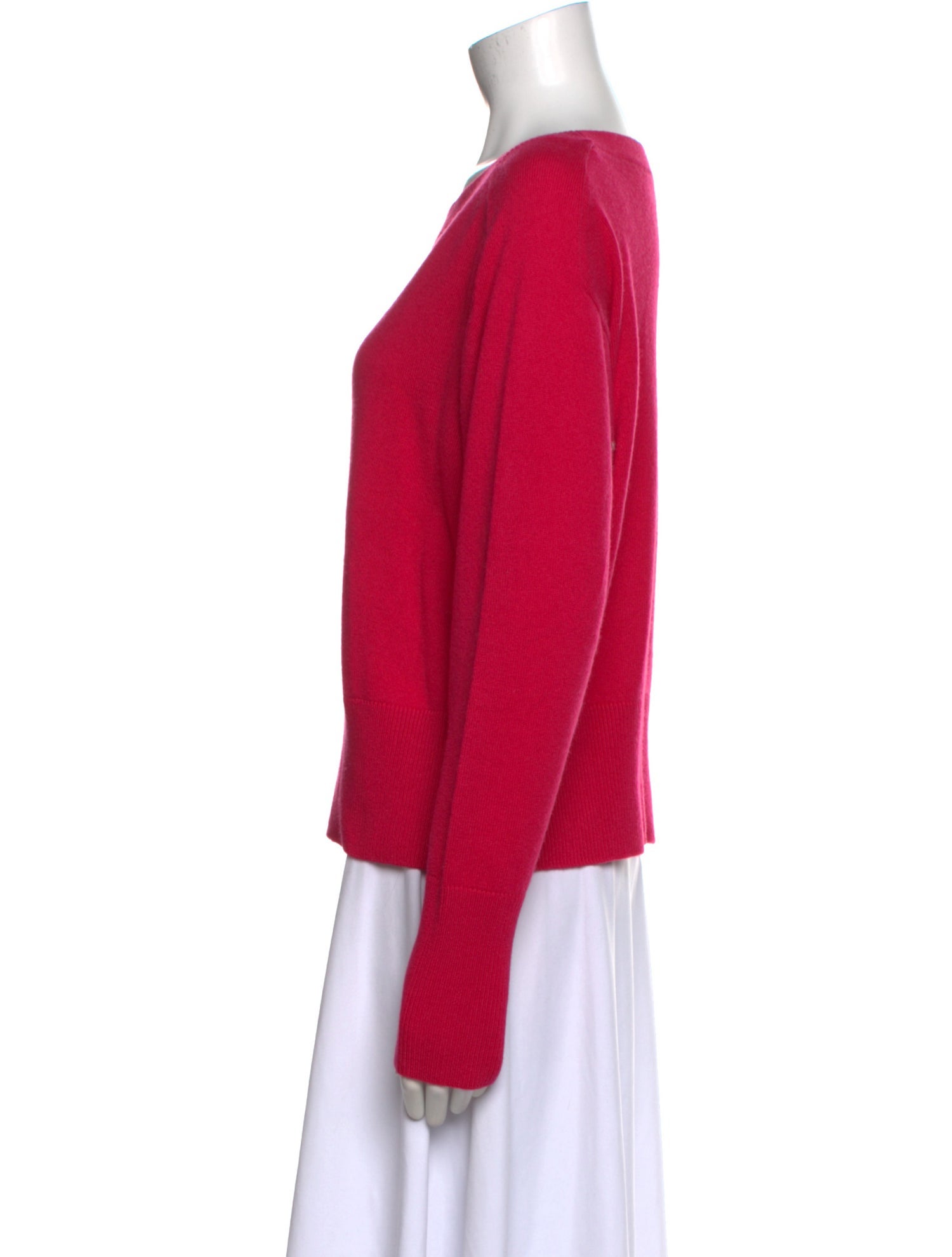 Theory Cashmere Bateau Neckline Sweater