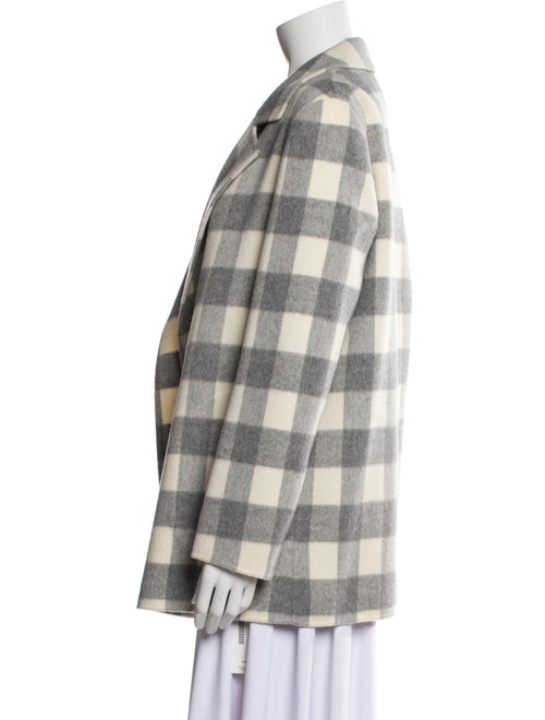 Theory Wool Plaid Print Blazer