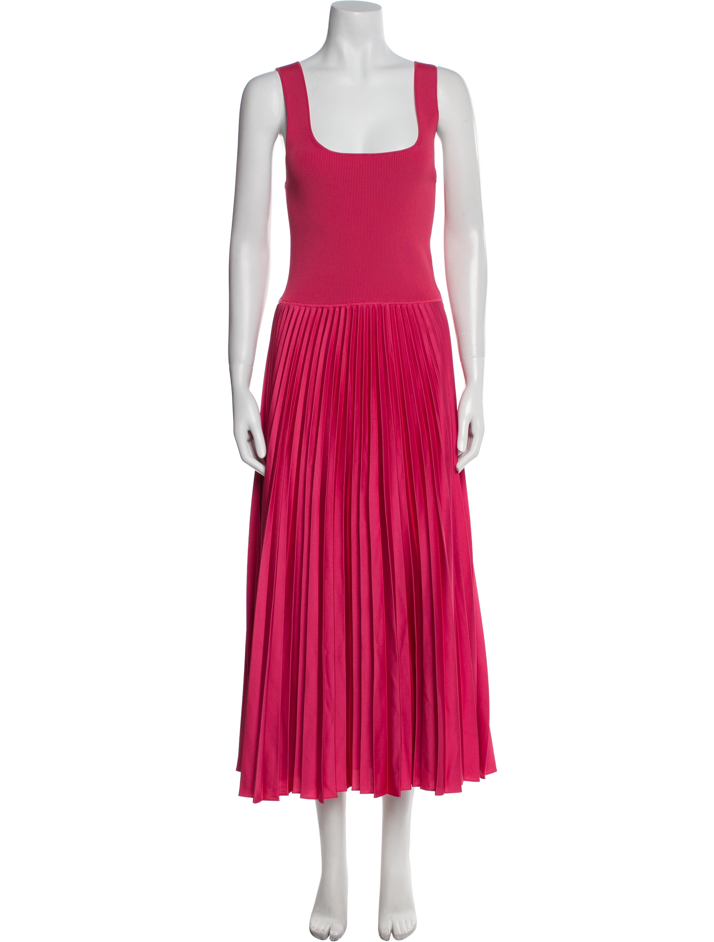 Theory Square Neckline Long Dress