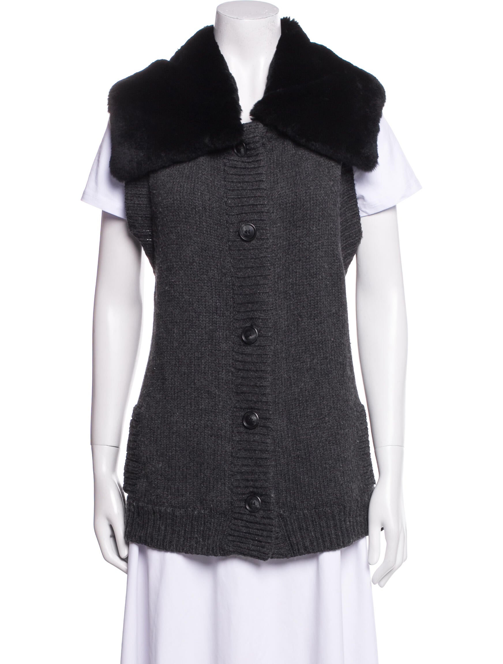 Theory Wool Fur Jacket