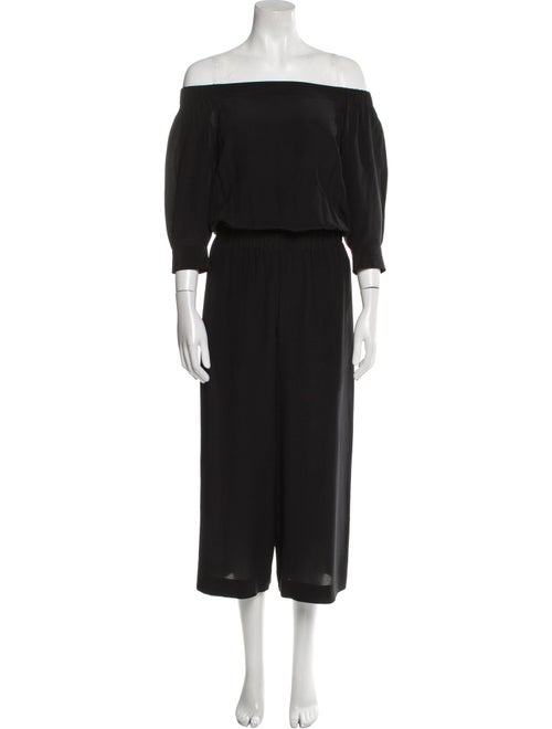 Theory Silk Off-The-Shoulder Jumpsuit