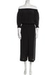 Theory Silk Off-The-Shoulder Jumpsuit