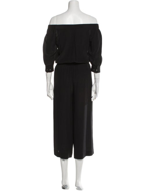 Theory Silk Off-The-Shoulder Jumpsuit