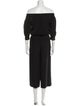 Theory Silk Off-The-Shoulder Jumpsuit