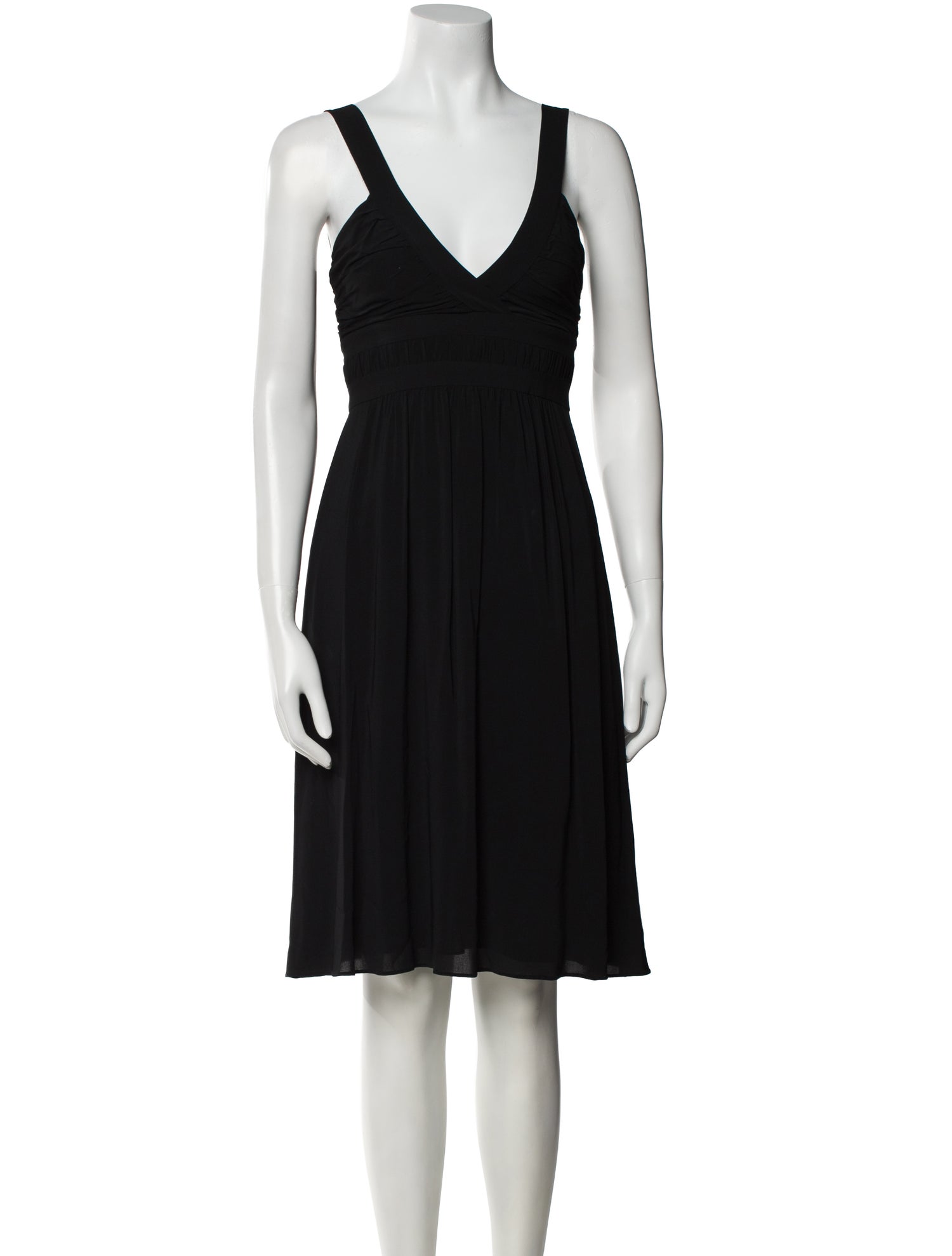 Theory V-Neck Knee-Length Dress