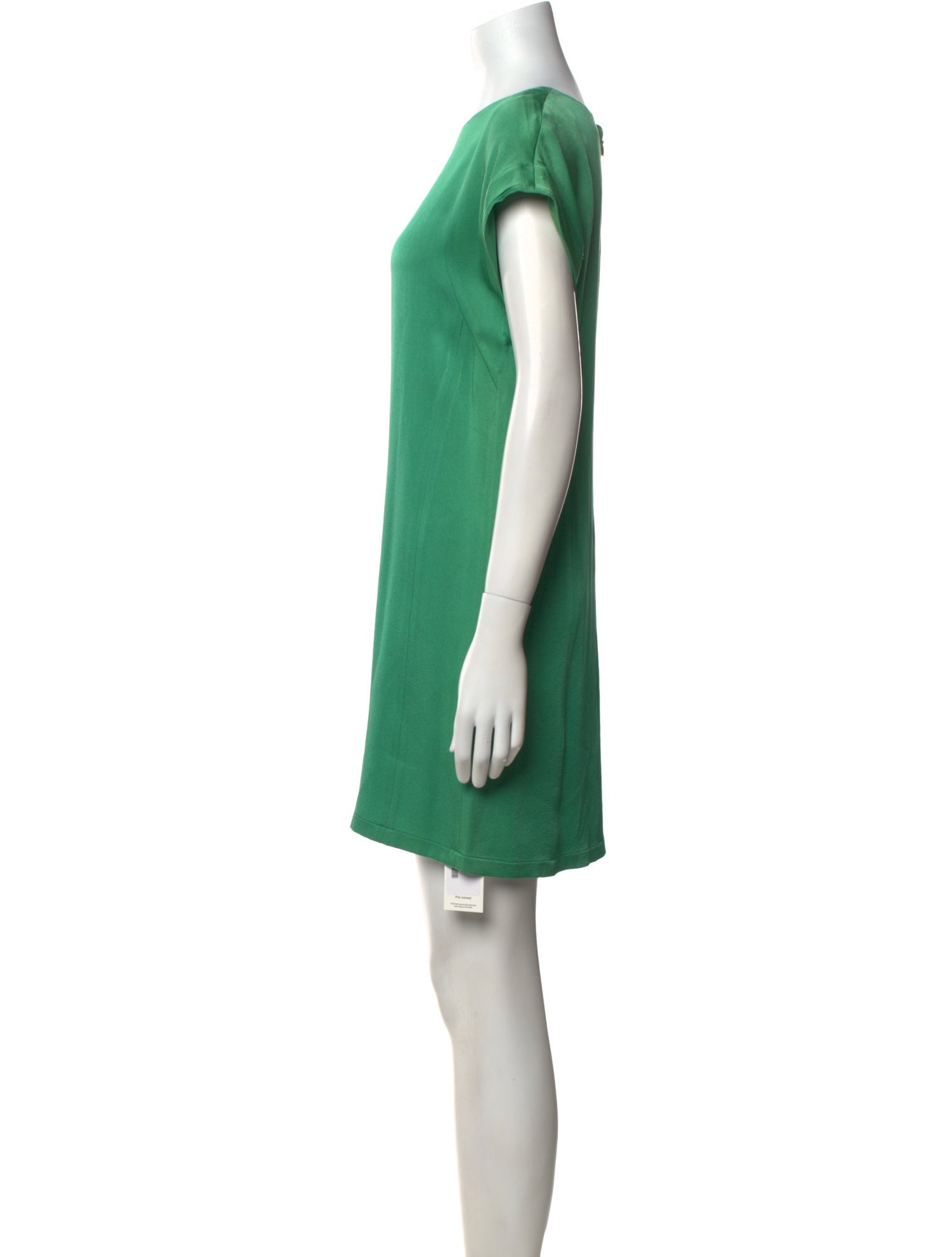 Theory Bateau Neckline Mini Dress