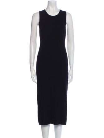 Theory Crew Neck Midi Length Dress