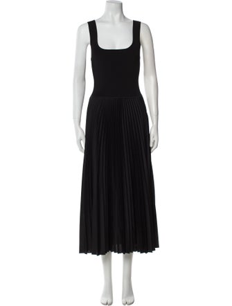 Theory Square Neckline Long Dress