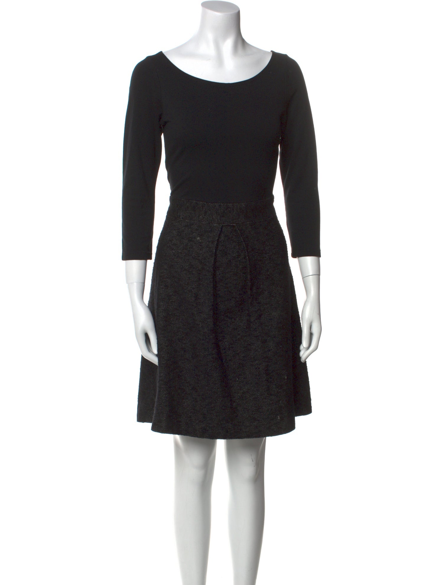 Theory Scoop Neck Mini Dress