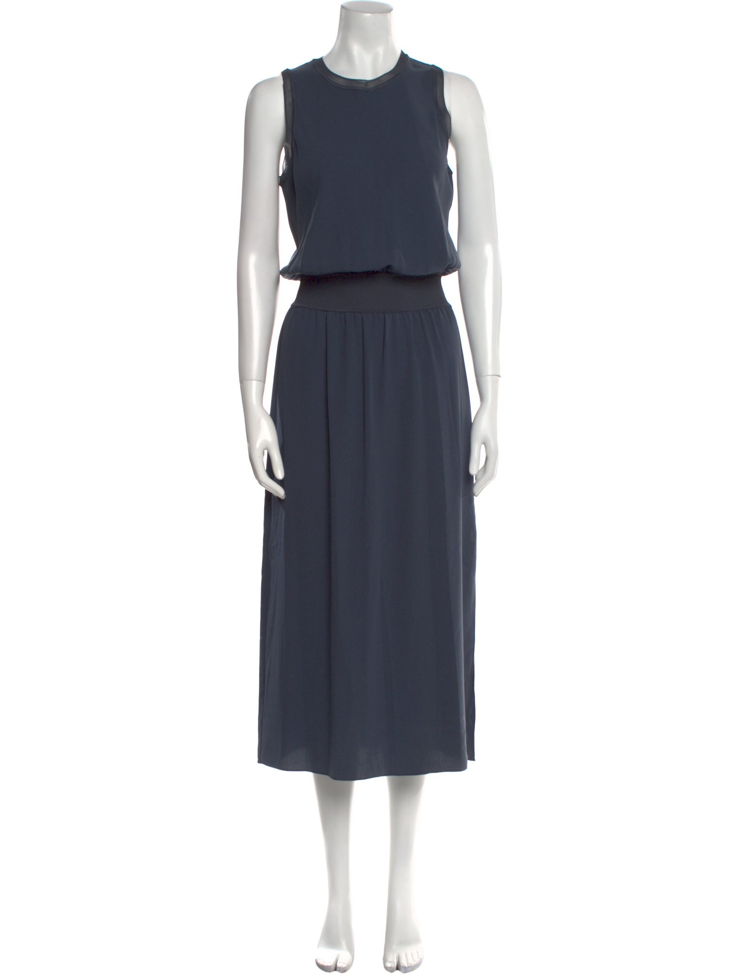 Theory Crew Neck Long Dress