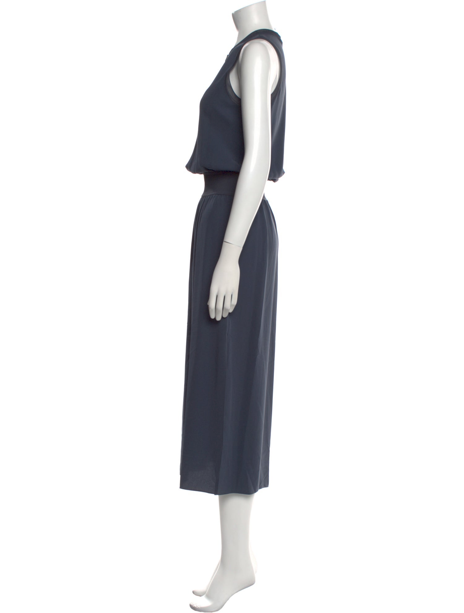 Theory Crew Neck Long Dress