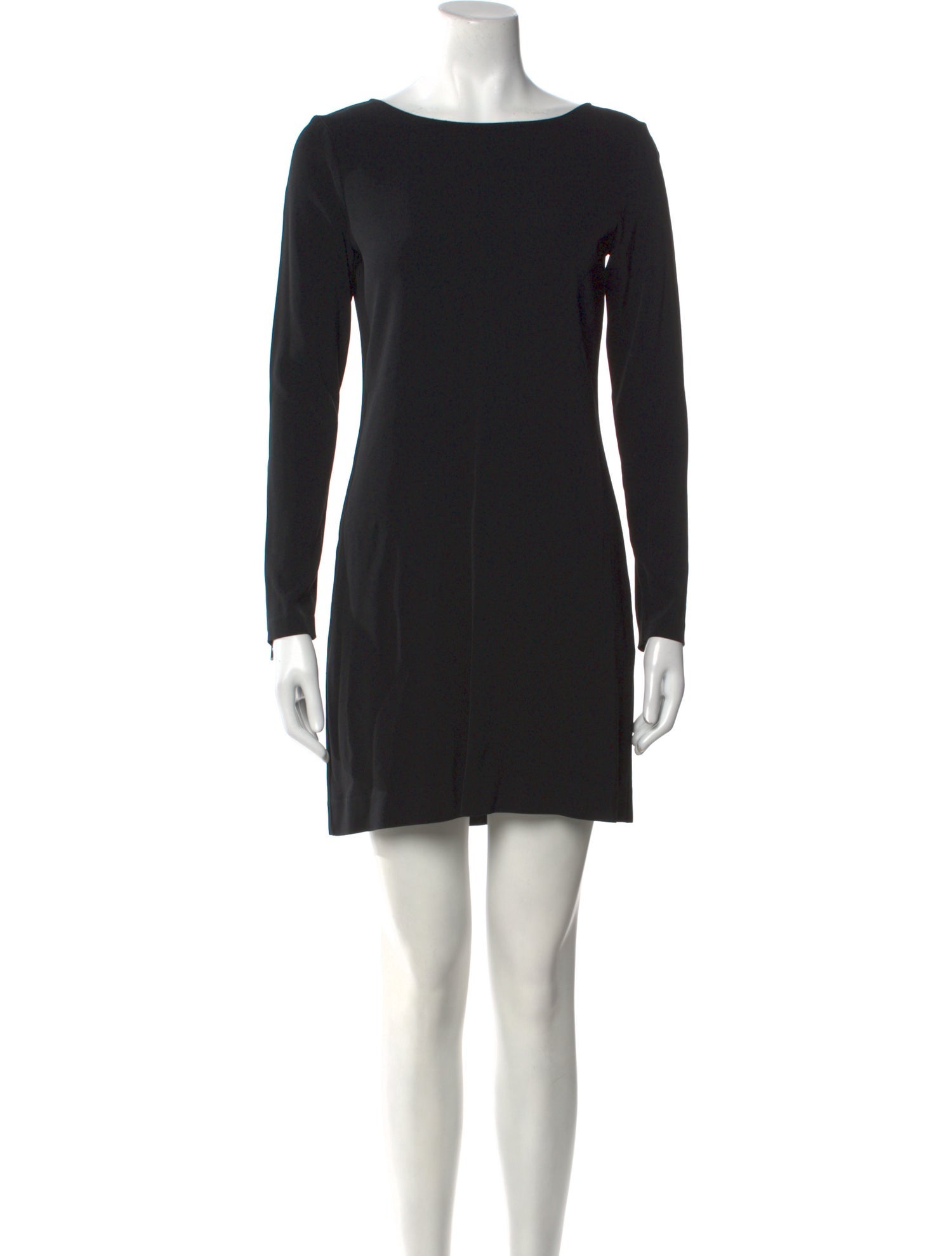 Theory Bateau Neckline Mini Dress