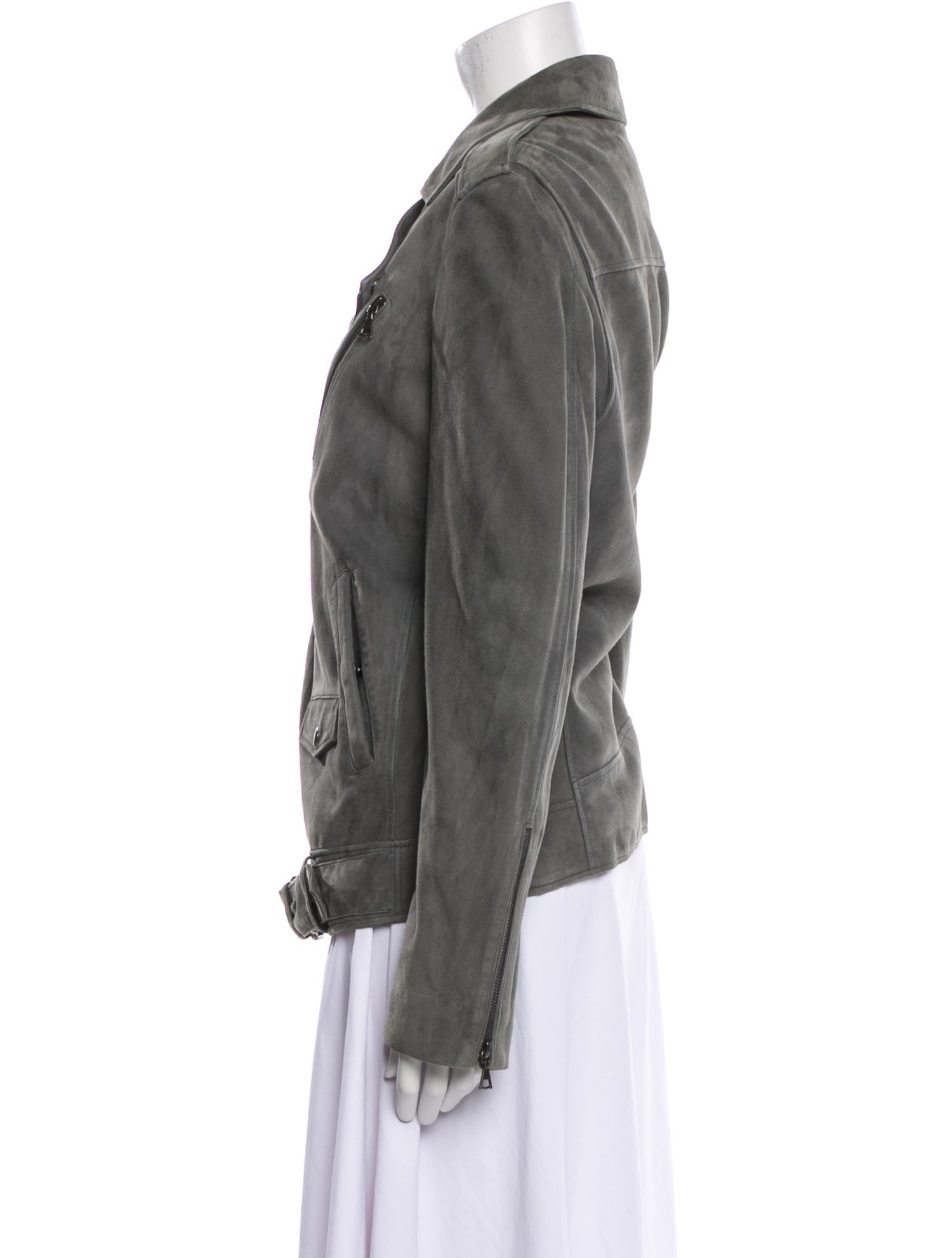 Theory Suede Biker Jacket