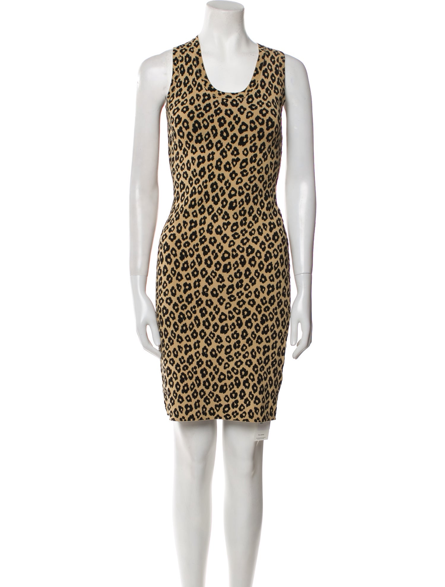Theory Animal Print Mini Dress