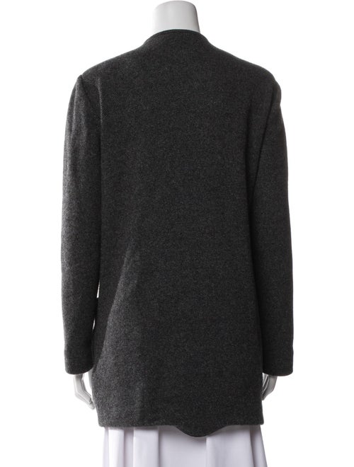 Theory Wool Faux Fur Coat