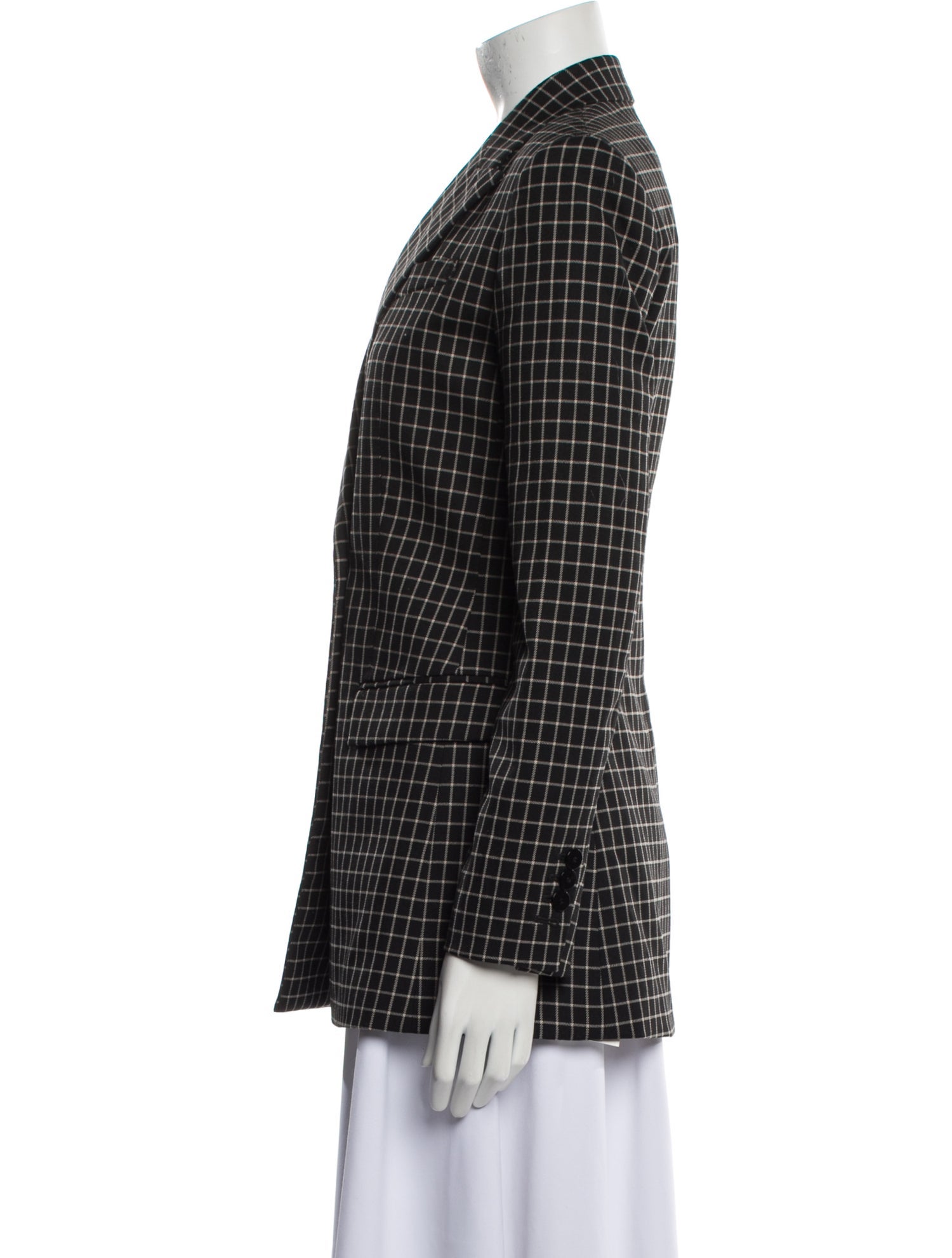 Theory Plaid Print Blazer w/ Tags
