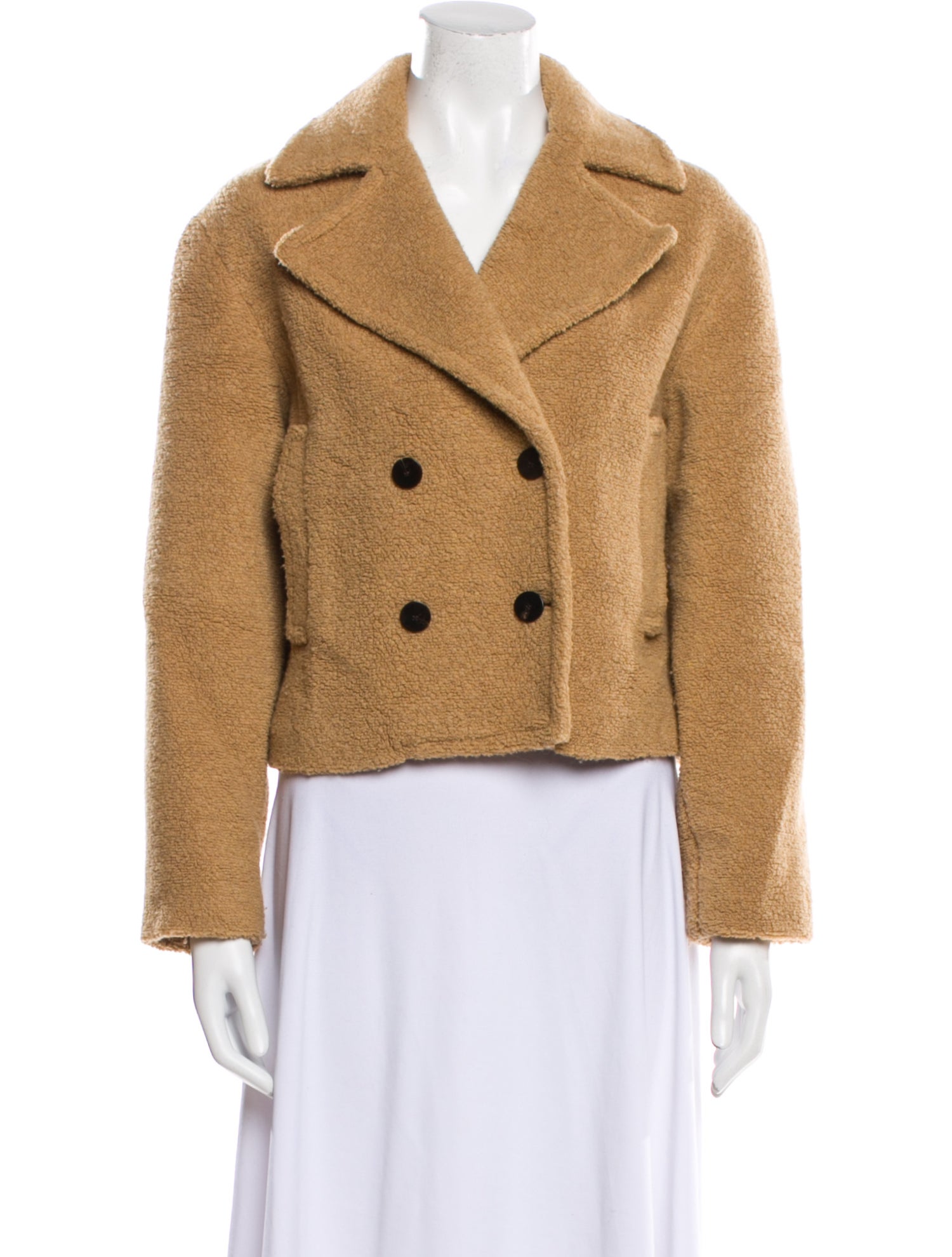 Theory Wool Faux Fur Jacket
