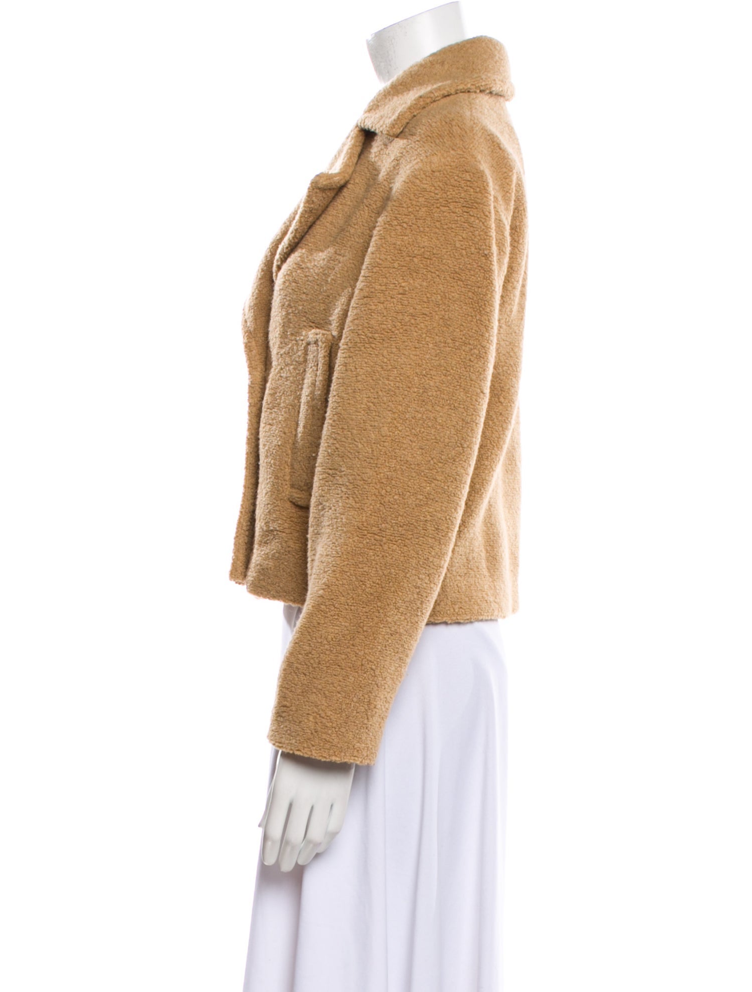 Theory Wool Faux Fur Jacket