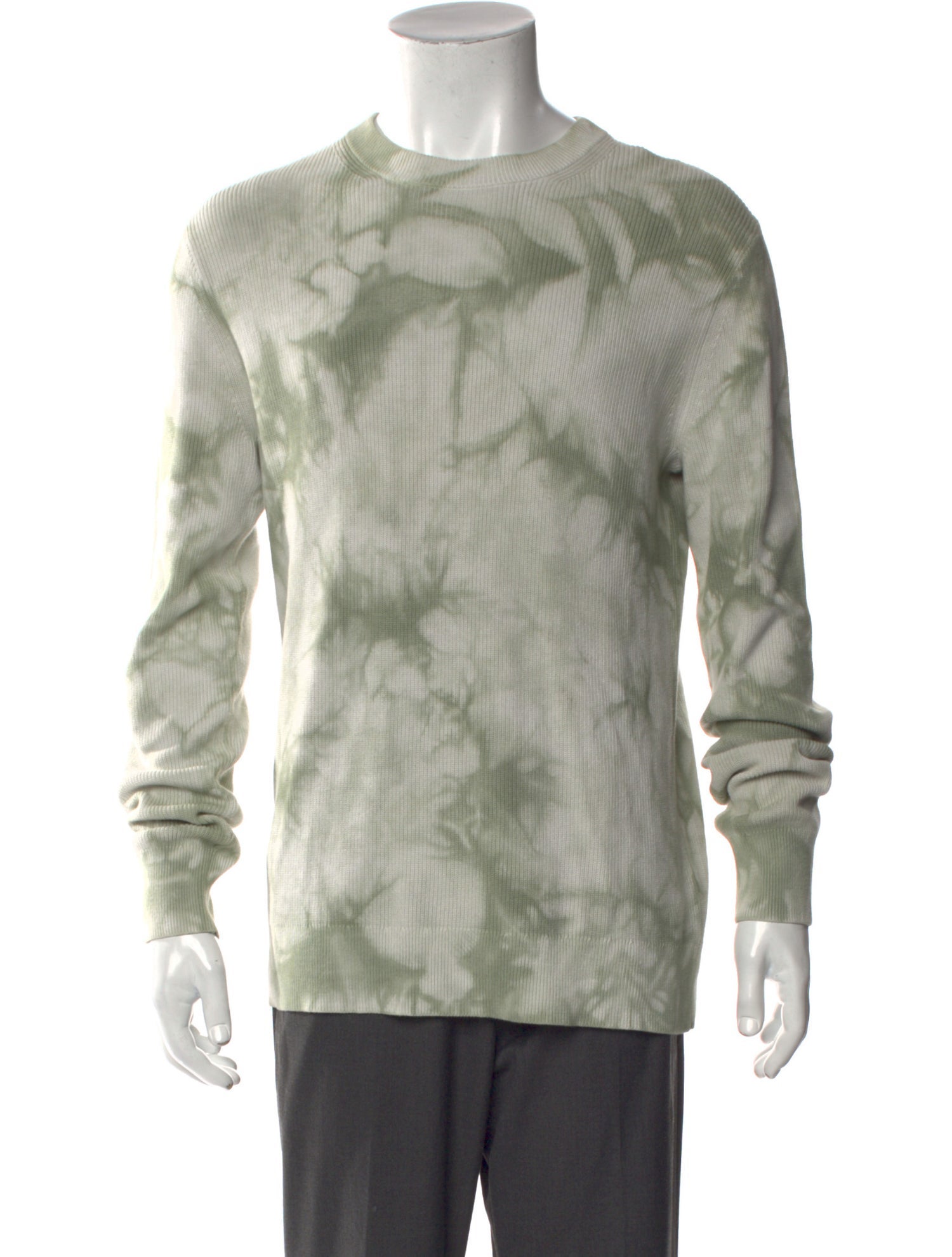 Theory Tie-Dye Print Crew Neck Pullover