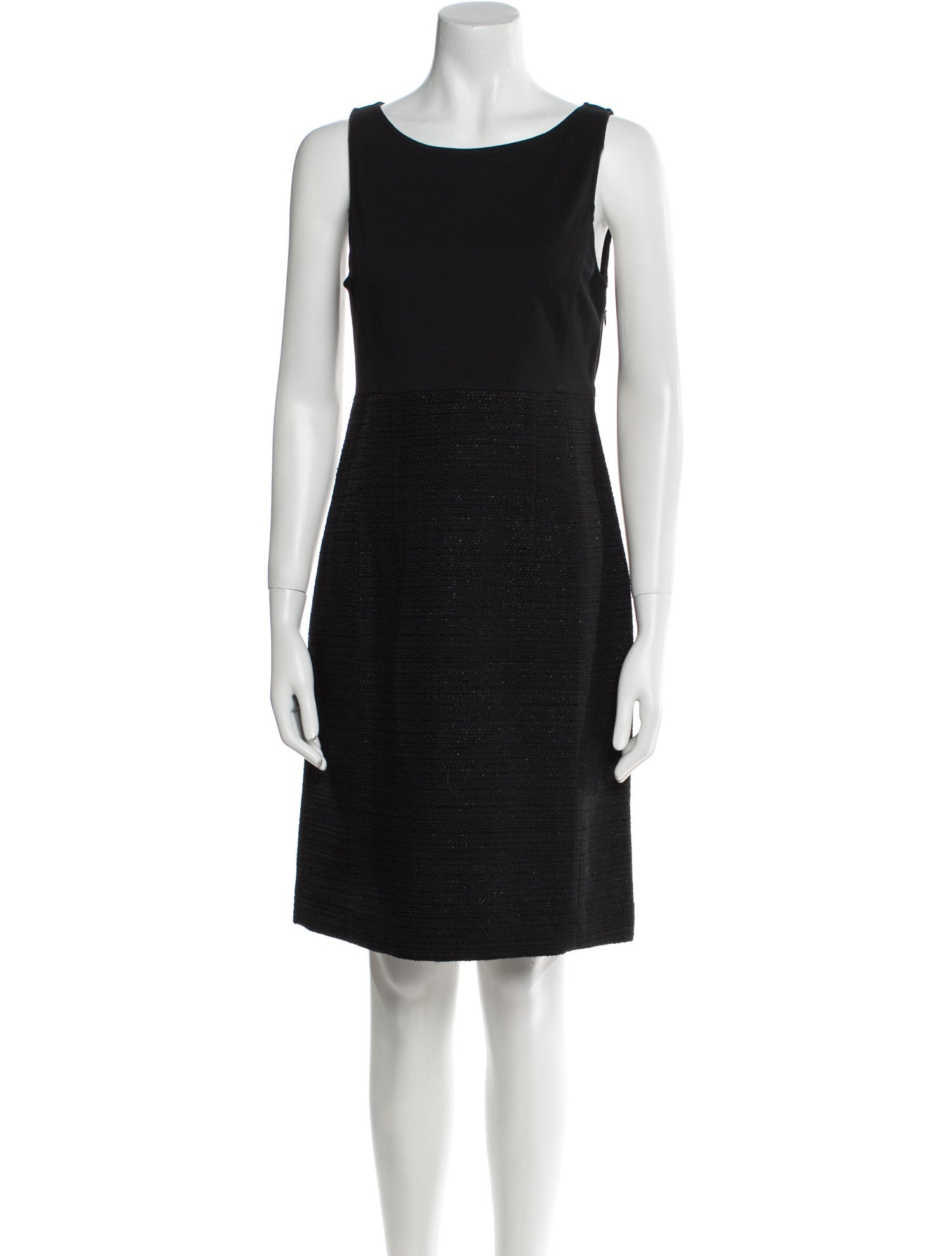 Theory Bateau Neckline Mini Dress