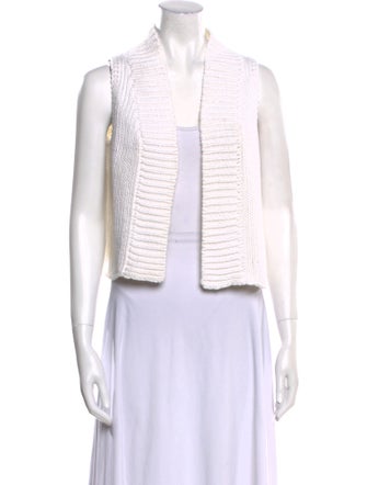 Theory Linen Open Front Sweater