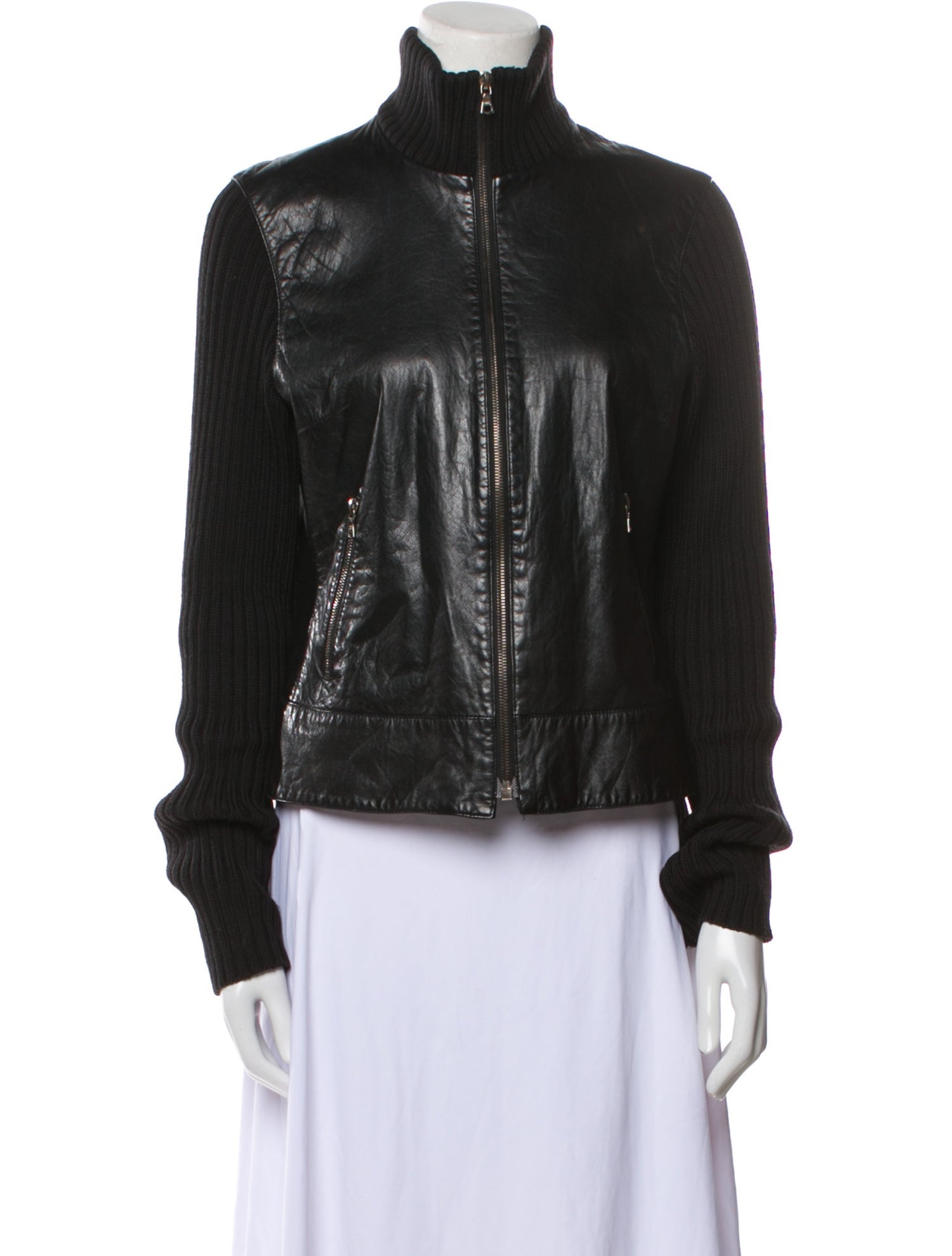 Theory Leather Biker Jacket