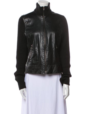 Theory Leather Biker Jacket