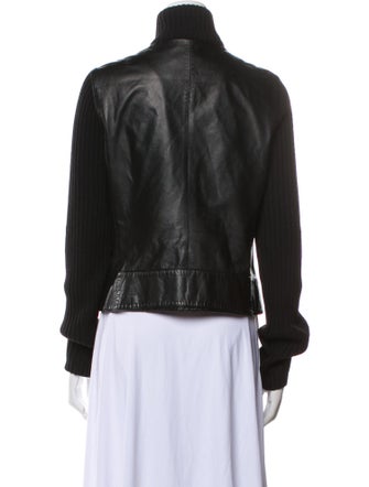 Theory Leather Biker Jacket