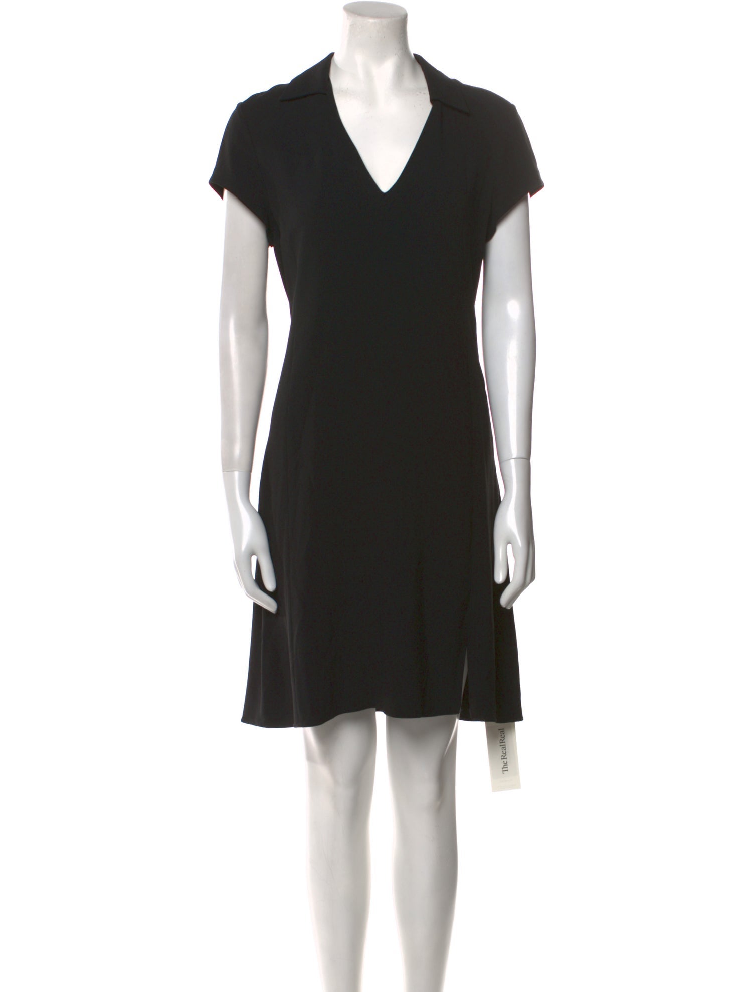 Theory V-Neck Mini Dress