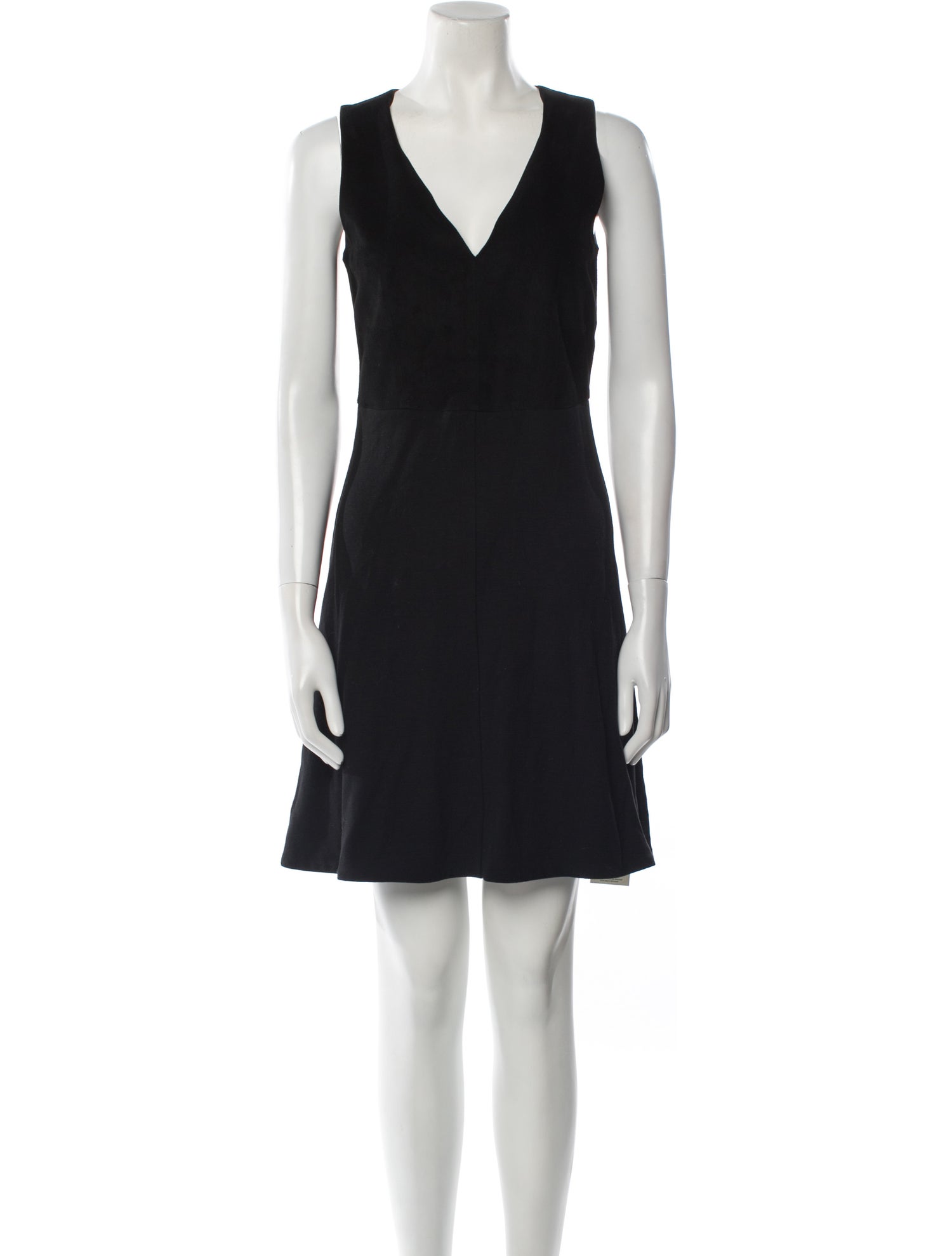 Theory V-Neck Mini Dress