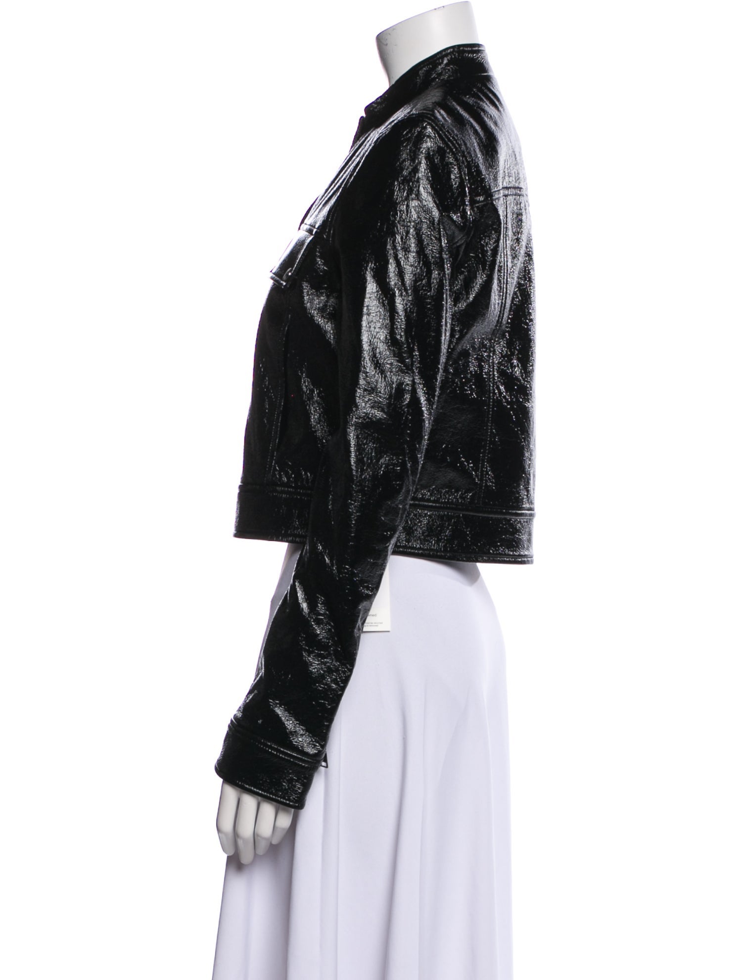 Theory Faux Leather Biker Jacket