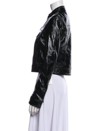 Theory Faux Leather Biker Jacket