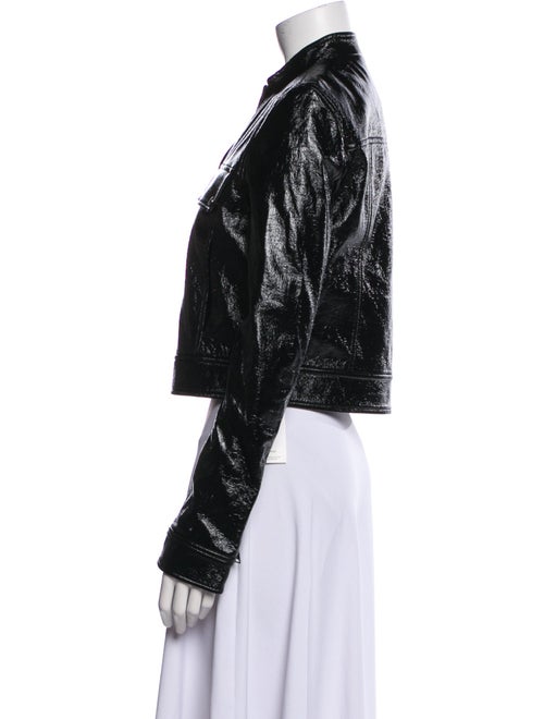 Theory Faux Leather Biker Jacket