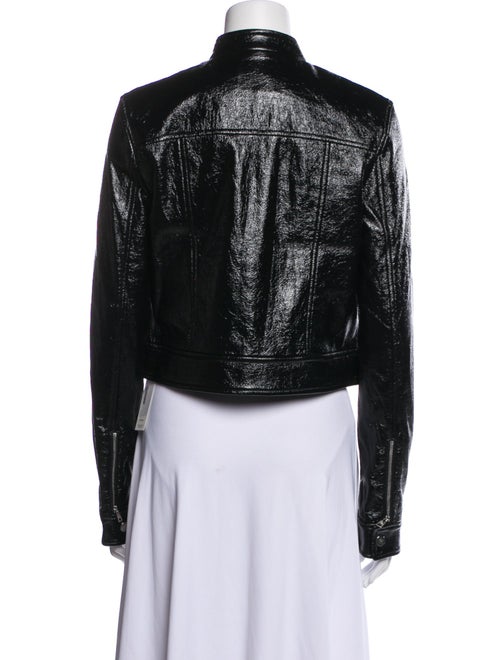 Theory Faux Leather Biker Jacket