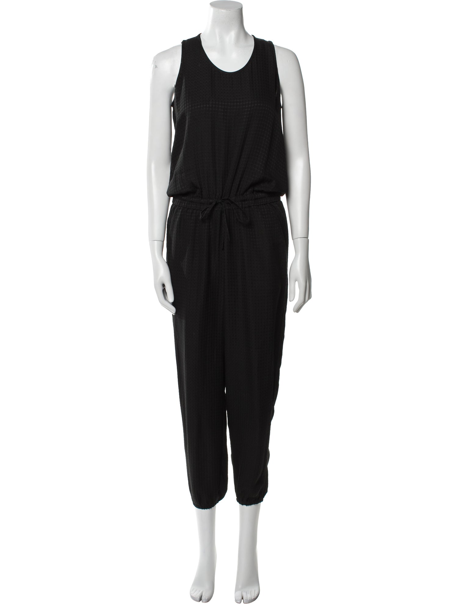 Theory Silk Scoop Neck Jumpsuit