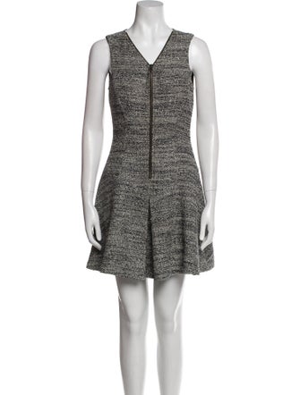 Theory Tweed Pattern Mini Dress