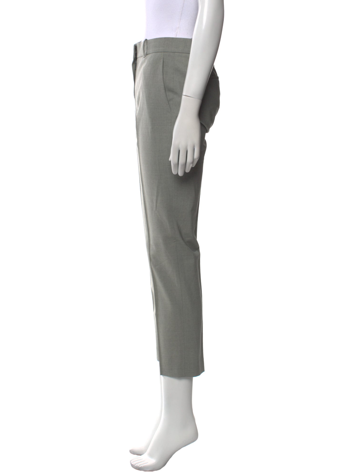 Theory Virgin Wool Straight Leg Pants