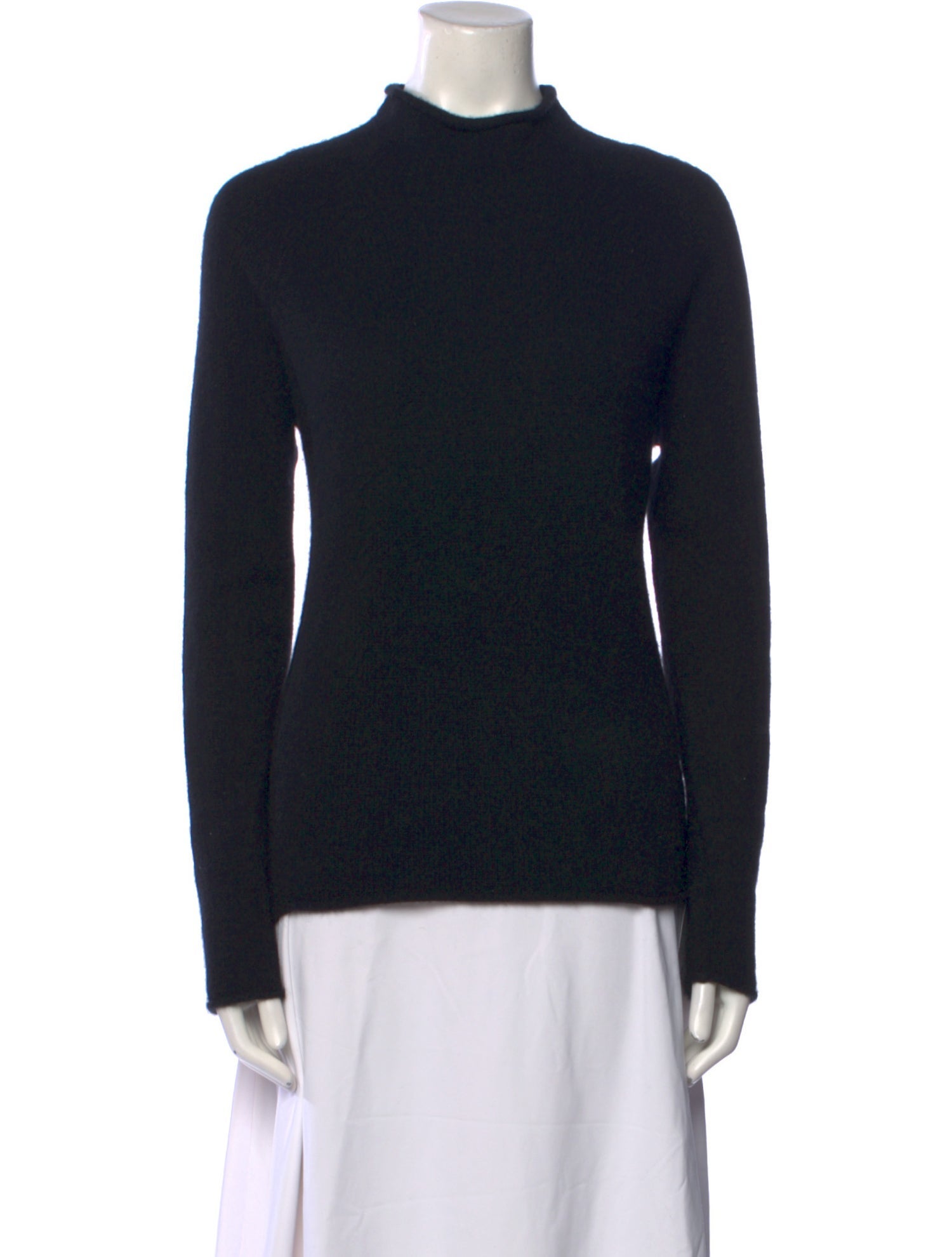 Theory Cashmere Mock Neck Sweater