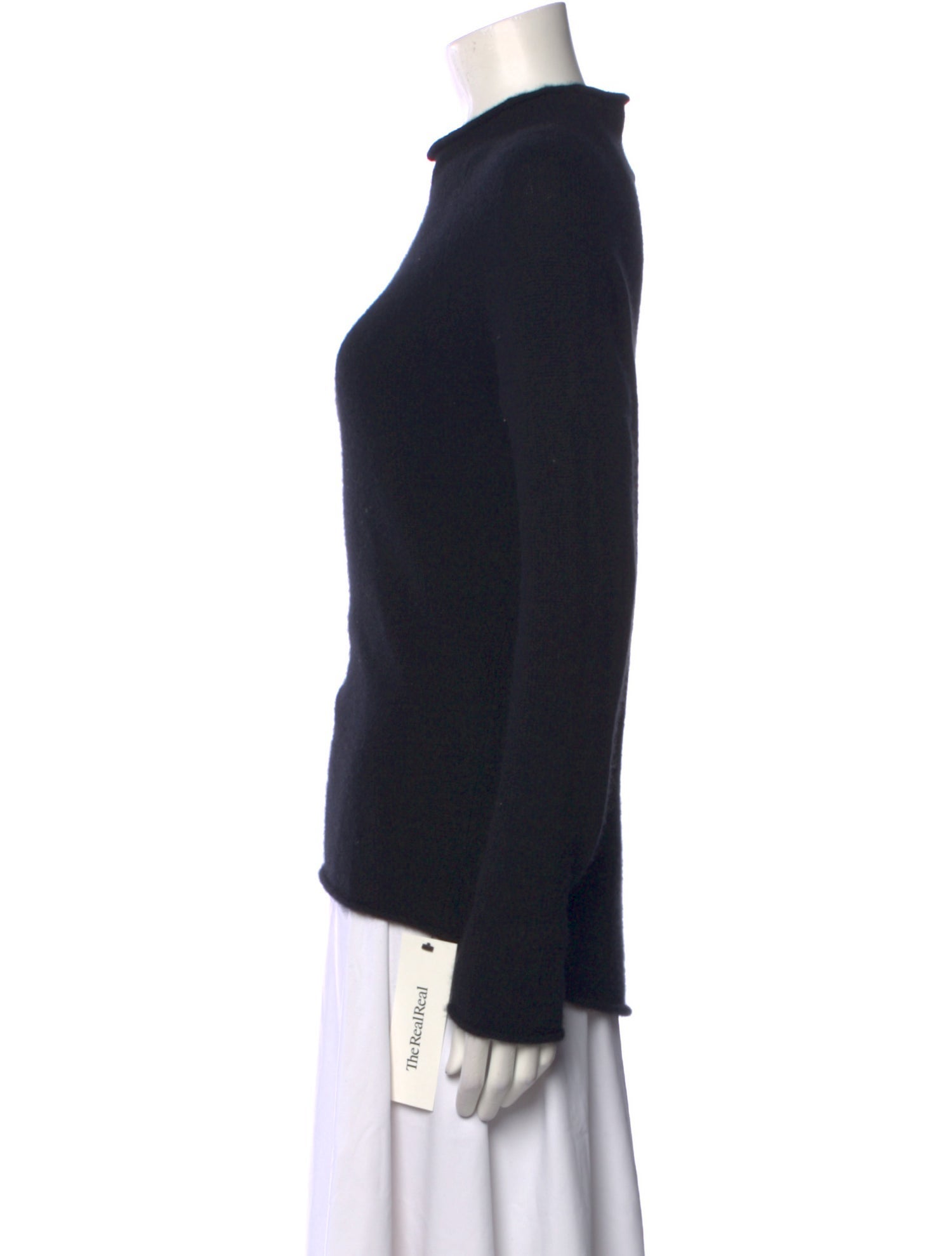 Theory Cashmere Mock Neck Sweater